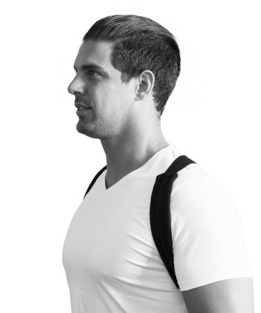 Classic Brace for Shoulders & Upper Back Pain Relief - Adjustable Fit (Female M-L/Male M) - Black - Buy Online on GoSupps.com