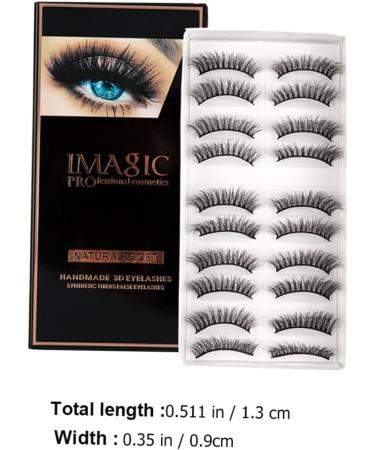 minkissy False Eyelash 30 Pairs es Carnival Makeup Supplies Makeup Eyelashes False Eyelashes Natural Cosmetic Drama Lashes Artificial Eyelashes Lashes Fluffy 3d Cosmetics Chemical Fiber - Buy Online on GoSupps.com