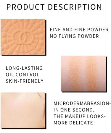 Matte Loose Setting Powder Compact - Waterproof Setting Powder Smooths Skin & Minimizes Shine | Brighten Skin Color Blemish Long-Lasting Matte Finish for Girlfriend Wife 4# - Buy Online on GoSupps.com
