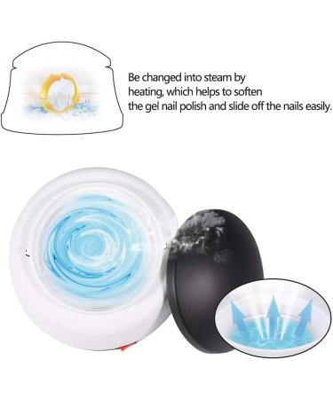 Machine de dissolvant de vernis ongles 36W Dissolvant Vapeur pour Vernis Ongles lectrique portable automatique gel vapeur UV pour retirer le vernis ongles pour Home Salon Beauty - Buy Online on GoSupps.com