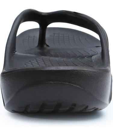 UNIQWETO Comfort Flip Flops with Arch Support for Men and Women - 14 Women/12 Men - Black - Buy Online on GoSupps.com