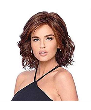 BGHJUE Wig Fluffy Section In Short Curly Hair Set Pear Head Wigs