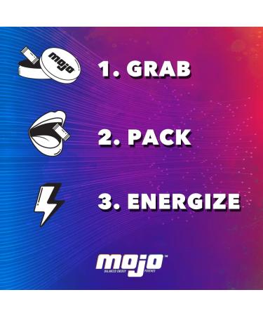 Mojo Balanced Energy Pouches - Zero Sugar Calorie-Free Energy Drink Alternative with Ginseng & Yerba Mate | 15 Pouches Per Can | 5 Cans Lemon Lime - Buy Internationally - Buy Online on GoSupps.com