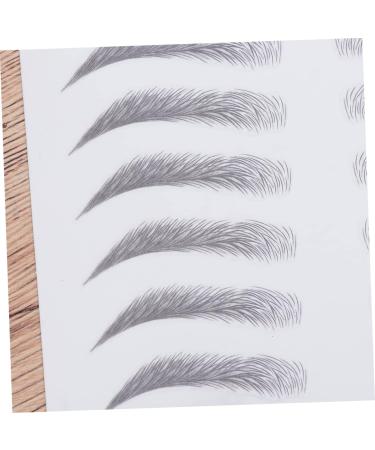 FRCOLOR Stick-on Eyebrow 2pcs 3d Eyebrow Stickers Waterproof Suit Make up Kit Beauty Kit False Eyebrows The Lazy Miss Simple - Buy Online on GoSupps.com