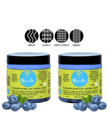 Curls Blueberry Bliss Curl Control Paste 4oz - Pack of 2 | Define & Style Your Curls - Buy Online on GoSupps.com