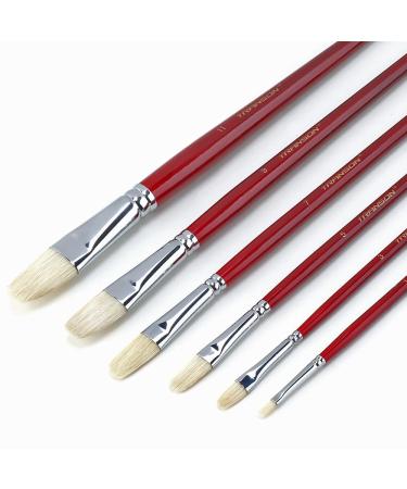 Transon Detail Thin Paint Brush Set 6pcs for Model Minature Craft and Art Painting