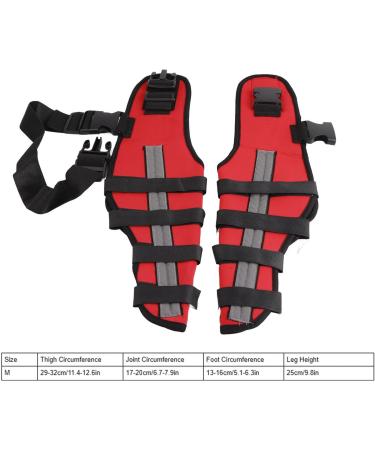 Dog Knee Brace Adjustable Dog Leg Brace Double Rear Leg Brace Elastic Shockproof Dog ACL Brace CCL Brace Hind Leg Pet Knee Pads with Reflective Strips for Pets and Dogs (M) Medium - Buy Online on GoSupps.com