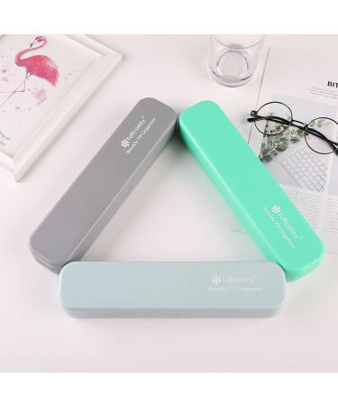 Weekly Pill Organizer 2x Daily - 7 Day AM PM Medicine Case with 14 Compartments for Medications & Supplements (Green) | International Shipping - Buy Online on GoSupps.com