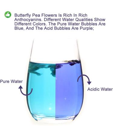 Plant Gift Dried Blue Butterfly Flowers Tea Dried Blue Flowers Edible Flowers Dragon Flower Butterflies Tea Recipes Food Coloring 40G/1.41oz - Buy Online on GoSupps.com