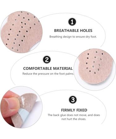 2 Pairs Leather Forefoot Pads | Thick Half Insole & Cushion for Comfort | International Shipping - Buy Online on GoSupps.com