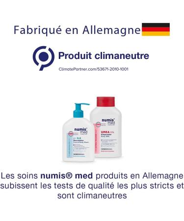 numis med Moisturizing Lotion 10% Urea - Soothing Body Lotion for Extremely Dry and Rough Skin - Vegan Free from Silicones Parabens and Mineral Oils - (3x 300ml) - Buy Online on GoSupps.com
