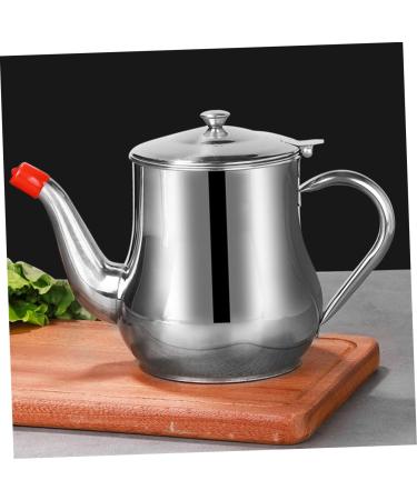 Zerodeko 4pcs Stainless Steel Oil Pot Spice Bottles Pot Bacon Grease Container Olive Oil Container Syrup Jar Keeper Oils Filter Pot Stainless Steel Container Seasoning Pot Oil Bottle Olives 20x15cmx4pcs Silverx4pcs - Buy Online on GoSupps.com