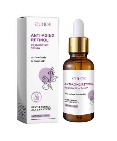 Bakuchiol Retinol Rejuvenation Serum Bakuchiol Anti Wrinkle Serum Collagen Retinol Rejuvenation Serums For All Skins (1pcs Scented) Scented 1.01 Fl Oz (Pack of 1)