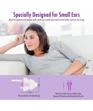 Hearprotek Ultra Soft Sleeping Ear Plugs 2 Pairs (32db & 30db) - Noise Reduction and Hearing Protection for Side Sleepers, Snoring, Working, Construction - Purple - Buy Online on GoSupps.com