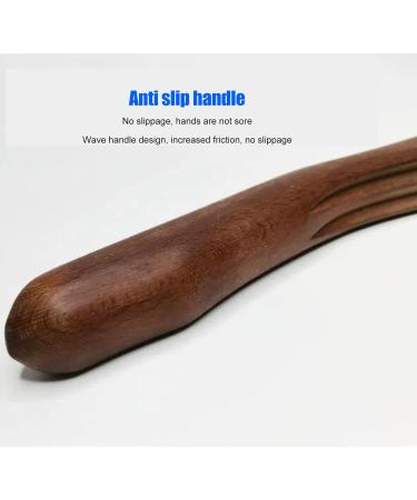 Muscle Relaxation Gua Sha Stick - Health Massage Tool for Back Belly Shoulders & Feet | Wooden Massage Roller & Acupuncture Relief - Buy Online on GoSupps.com