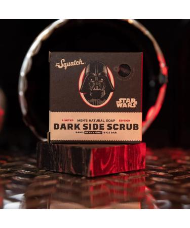 Dr. Squatch Mens Starwars Dark Side Scrub Soap Limited ! - Natural Exfoliating Soap Bar for Men with Charcoal Sand and Coconut Oil Bar Handmade in USA - Buy Online on GoSupps.com