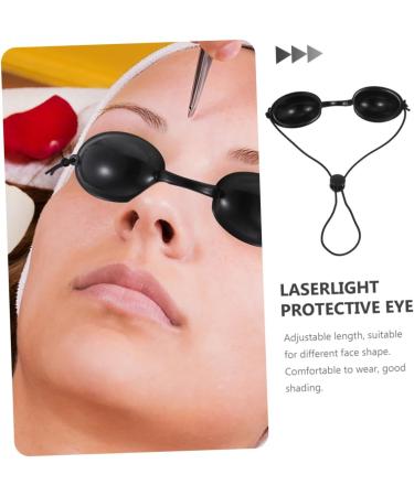 Ipetboom 1 Set Beauty Mask Safety Eye Patch Shade Tanning Bed Sunglasses Sunbathing Goggles Led Light Eye Cover Sunbathing Eye Patch Eye Protection Skin Silica Gel Hood - Buy Online on GoSupps.com