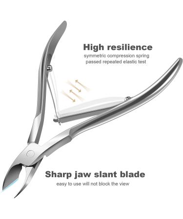 ANYI Cuticle Trimmer- Stainless Steel Professional Manicure and Pedicure Tool - Buy Online on GoSupps.com