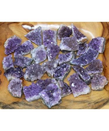 Home Decoration Amethyst Geode Crystal Quartz Uruguay Cluster Natural Specimen Stones Crystal Cluster (Color : 300g) - Buy Online on GoSupps.com