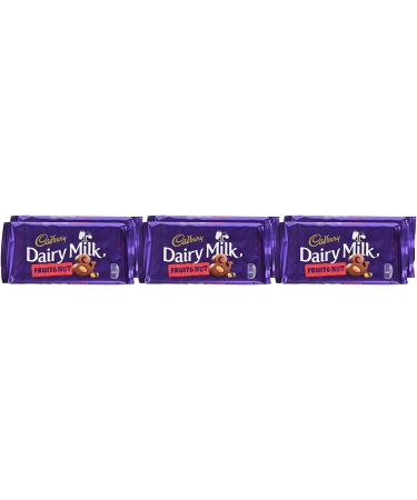 Cadbury Cadbury Dairy Milk Fruit & Nut Bar 200 g (Pack of 6) - Buy Online on GoSupps.com