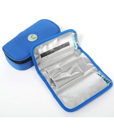 Home & Garden Travel Needs Outdoor Insulated Bag Insulin Storage Bag Size: 20.3 * 10 * 5cm(Black) (Color : Blue) - Buy Online on GoSupps.com