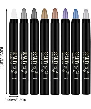 Eyeshadow Pen | Glitter Eyeshadow Pencil Blendable Eye Pencil Cream Waterproof Eyeshadow Shimmer Stick Pencil for Women 01 - Buy Online on GoSupps.com