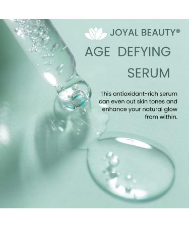 JOYAL BEAUTY Age Defying Serum - Glycolic Salicylic & Kojic Acid for Smooth Clear Skin | Anti-Aging & Skin Care Solution - Buy Online on GoSupps.com
