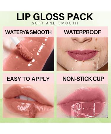 Buy 6 Colors Lip Oil Gloss | Hydrating & Plumping Lip Makeup Non-Sticky Shine - Free International Shipping - Buy Online on GoSupps.com