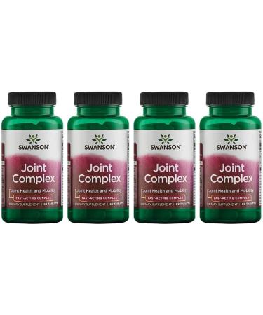 Swanson Fast-Acting Joint Complex 60 Tabs (4 Pack)