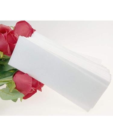 200PCS White Large Size Non Woven Body Facial Wax Strips Epilator Professional Hair Removal Wax Paper Depilatory Paper DIY Beauty Tools For Unisex Men and Women (20cmx7cm/7.9x2.8in) - Buy Online on GoSupps.com