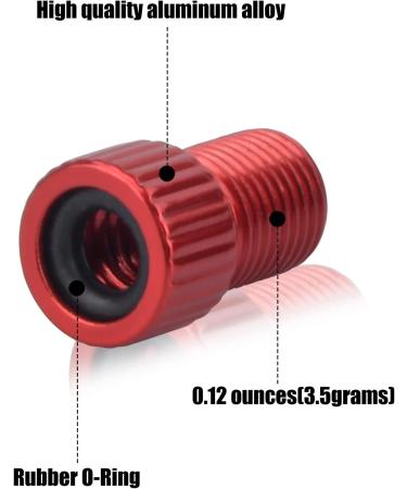 Vesaneae 10-Piece Bicycle Valve Adapter Set | Presta Valve Converter for Bikes & E-Bikes with Sealing Ring - Buy Online on GoSupps.com
