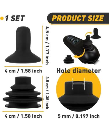 Wheelchair Joystick Button Cap Joystick Controller Knob 1Set Joystick Controller Knob and Gaiter Wheelchair Joystick Button Cap Black Joystick Knob Button Controller for Electric Wheelchair - Buy Online on GoSupps.com