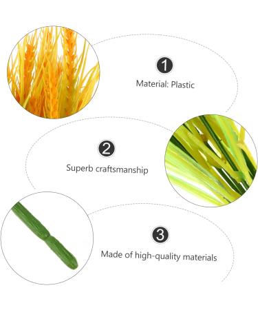 Zerodeko 4pcs Simulated Ears of Wheat Dried Wheat Stems Wheat Floral Arrangement Wheat Bouquets Fall Decorations Dry Flowers for Decoration Dried Wheat Sheaves Home Artificial Plastic Plant - Buy Online on GoSupps.com