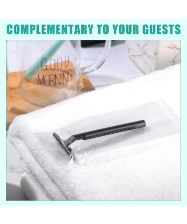 50 Pack Twin Blade Disposable Razors for Men & Women - Stainless Steel Travel Shaving Razors with Safety Cap for Sensitive Skin - Buy Online on GoSupps.com