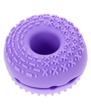 Makeup Brush Washer Cosmetic Brush Cleaner Makeup Brush Cleaning Pad Makeup Sponge Cleaners Makeup Brush Cleaner Mat Makeup Brush Cleaner Pad Purple Scrubber Heating 8.3x8.3cm Purple