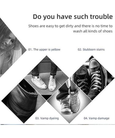 White Shoe Cleaning Cream 2023 New Multi-Functional Cleaning And Stain Removal Cream Multi-Functional Cleaning And Stain Removal Cream No Need To Wash (2PC) - Buy Online on GoSupps.com