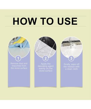 Stone Surfaces Stain Removers 100ML Removers Cleaner for Kitchens and Bathrooms Preserves Stone Finish - Buy Online on GoSupps.com