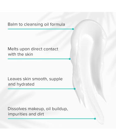 ClarityRx Balm It Off Facial Cleanser - Natural Plant-Based Pre-Cleanser for All Skin Types Gently Removes Makeup & Dirt (3 oz) - Shop Internationally - Buy Online on GoSupps.com