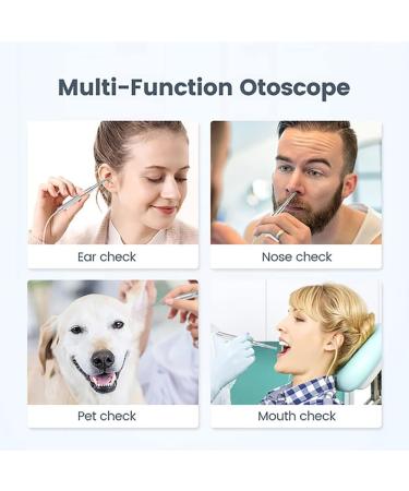 RKXKJ 7-Inch Ear Wax Removal Camera - 3.9mm Ear Scope with LED Light 2 Million Pixels - Safe for Children & Adults - Buy Online on GoSupps.com