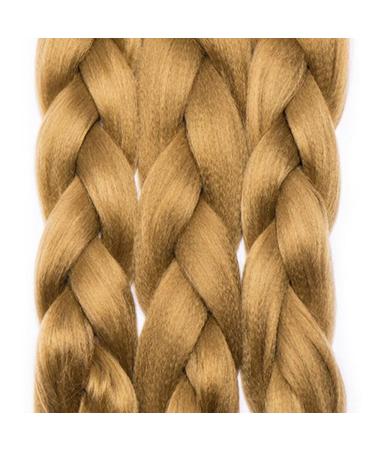 Tess Braids Extensions - 60 cm Jumbo Kanecalon Hair Braids (Honey Blonde) | 100g Bundle for Box Braids - Buy Online on GoSupps.com
