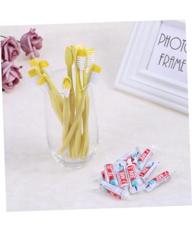 Lurrose 20-Pack Travel Toothbrush & Toothpaste Kit - Disposable Hotel WISPS Set for Travel - VIP Travel Toiletries - Buy Online on GoSupps.com