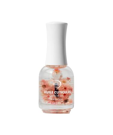 Looky Cuticle Oil - Magnolia Scent - Nourishing Jojoba Oil with Vitamins E & B - Moisturizes Revitalizes Nails Strengthens Cuticles - Fast-Absorbing Non-Greasy - Salon Quality Nail Health Essential - 15ml (0.5fl oz) #5 Magnolia