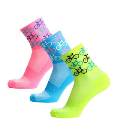 Compressprint men's and women's cycling socks sports socks compression running socks cycle B