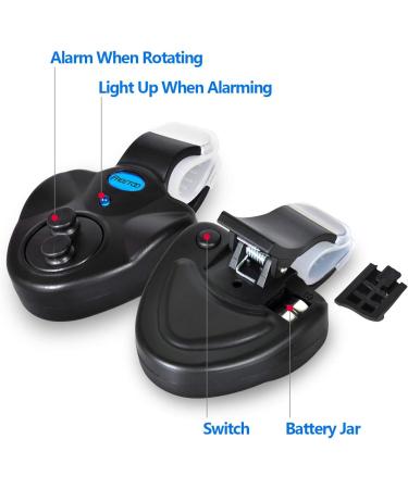 FREETOO Electronic Fishing Bite Alarm with LED Lights - 3pcs Set - Buy Online on GoSupps.com