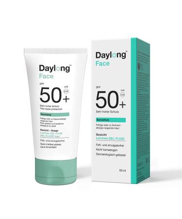 Daylong Daylong Sensitive Sunscreen Gel-Fluid SPF50+ Face and Body Very Sensitive Skin with Sun Allergy 50 ml