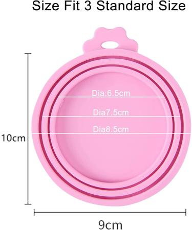 4 PCS Tin Can Lids for Pet Food Cover Silicone Tins Lid Cat Food Storage Cans Sealer Universal Size Cap for Pets Food Toppers Lids 4 Colors - Buy Online on GoSupps.com
