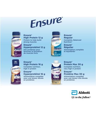 Ensure High Protein 16 g Nutritional Supplement Protein Shakes Ready To Drink Vanilla 6 x 235-mL Bottles - Buy Online on GoSupps.com