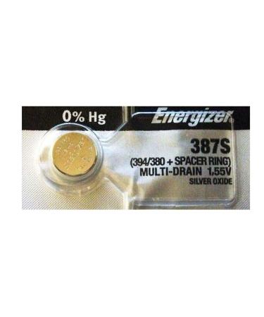 Energizer 387S Low-Drain 1.55V Silver-Oxide Button Cell Battery 1 Count (Pack of 1)