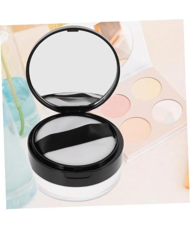 WOONEKY Cosmetic Case with Powder Puff Toiletry Case Blusher Mesh Loose Powder Case Puff Case Powder Compact - Buy Online on GoSupps.com