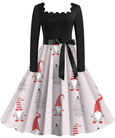 Buy Hanxiulin Christmas Dress Sweatshirt Hoodie for Women | XXL Pink Casual Long-Sleeved Blouse for Autumn Winter - Buy Online on GoSupps.com